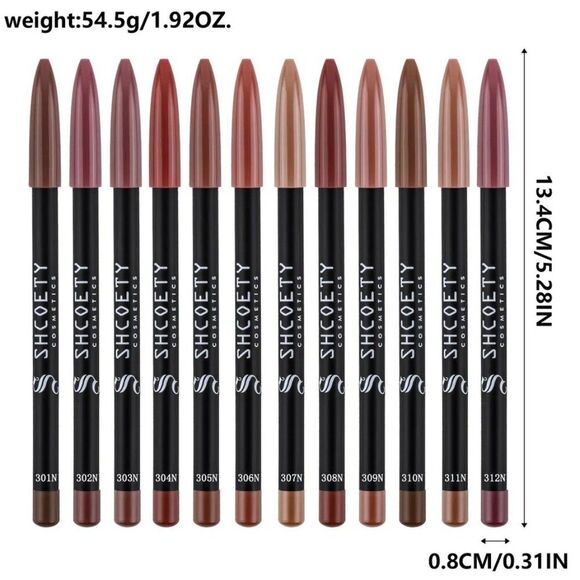 NEW Shcoety Silky Matte Temptation Lip Liner PICK A COLOR - Picture 2 of 5